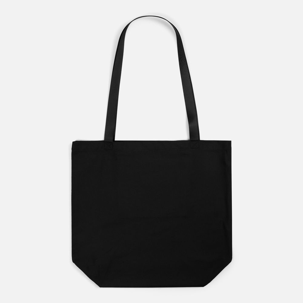 Шопер B5, черный с черными ручками — изображение 3