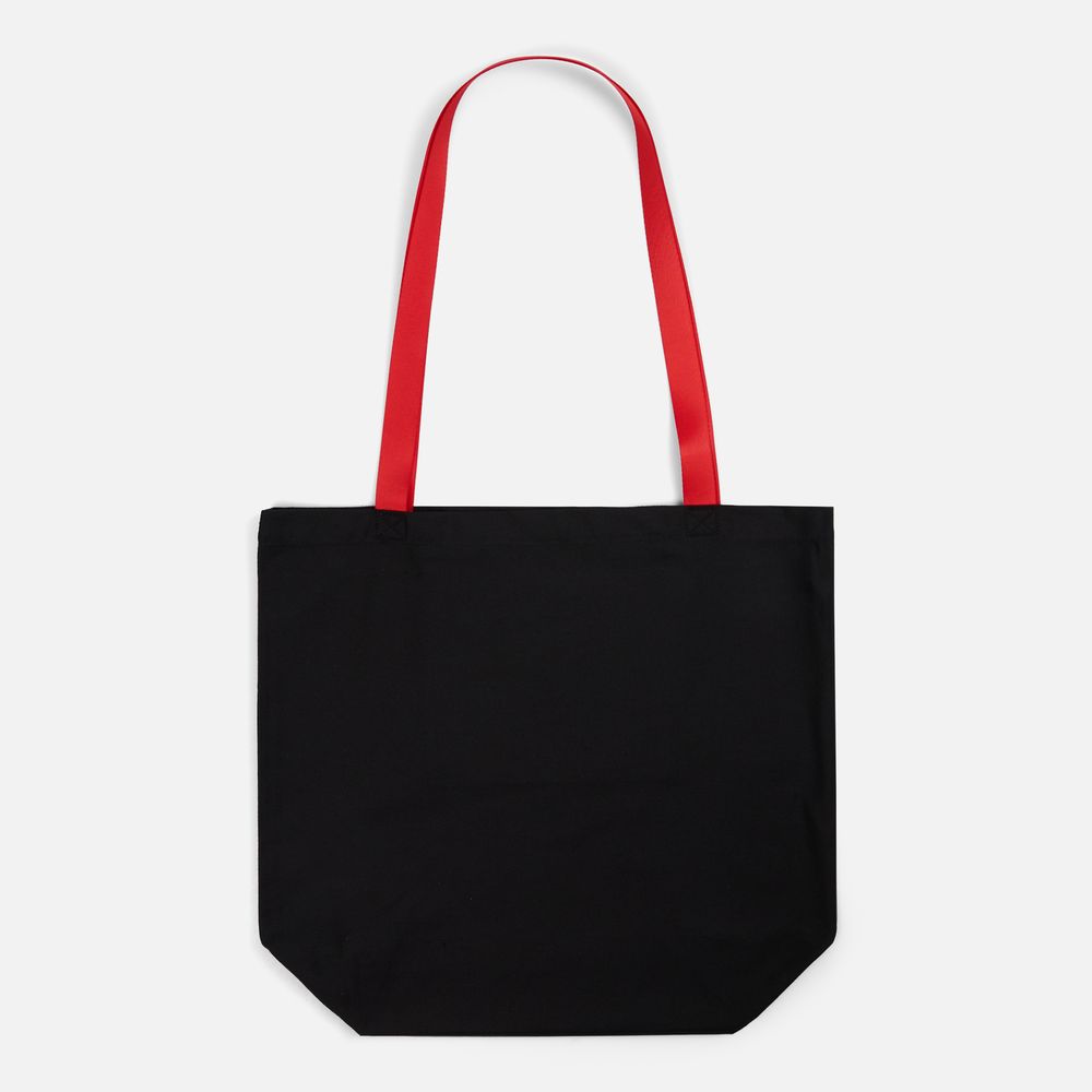 Шопер B5, черный с красными ручками — изображение 3