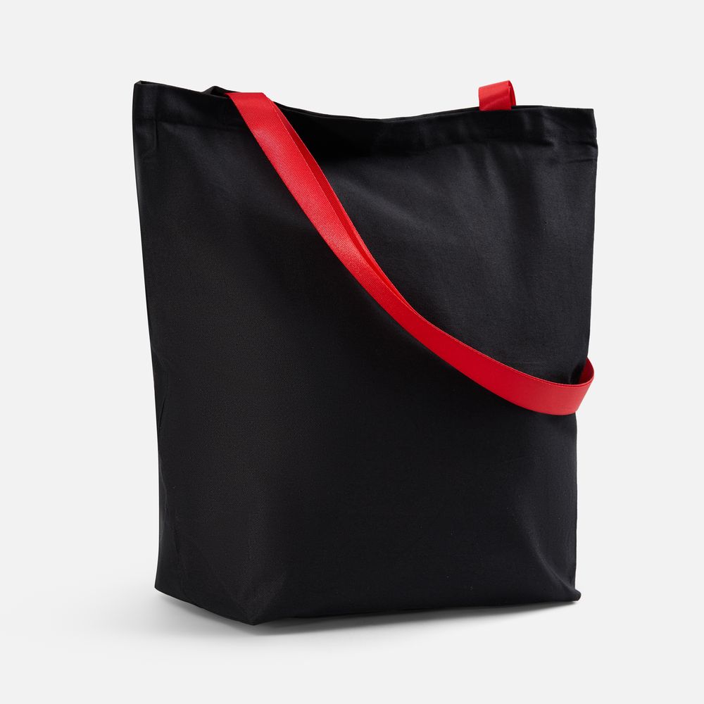 Шопер B5, черный с красными ручками — изображение 2