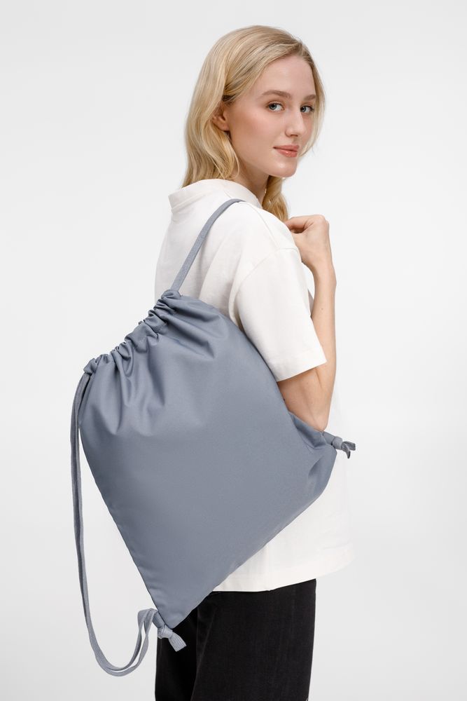 Рюкзак B3, серый с серыми лямками — изображение 6