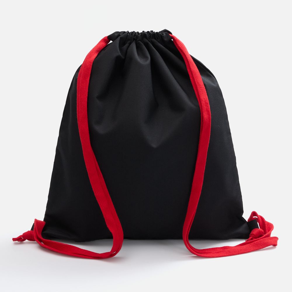 Рюкзак B3, черный с красными лямками — изображение 3