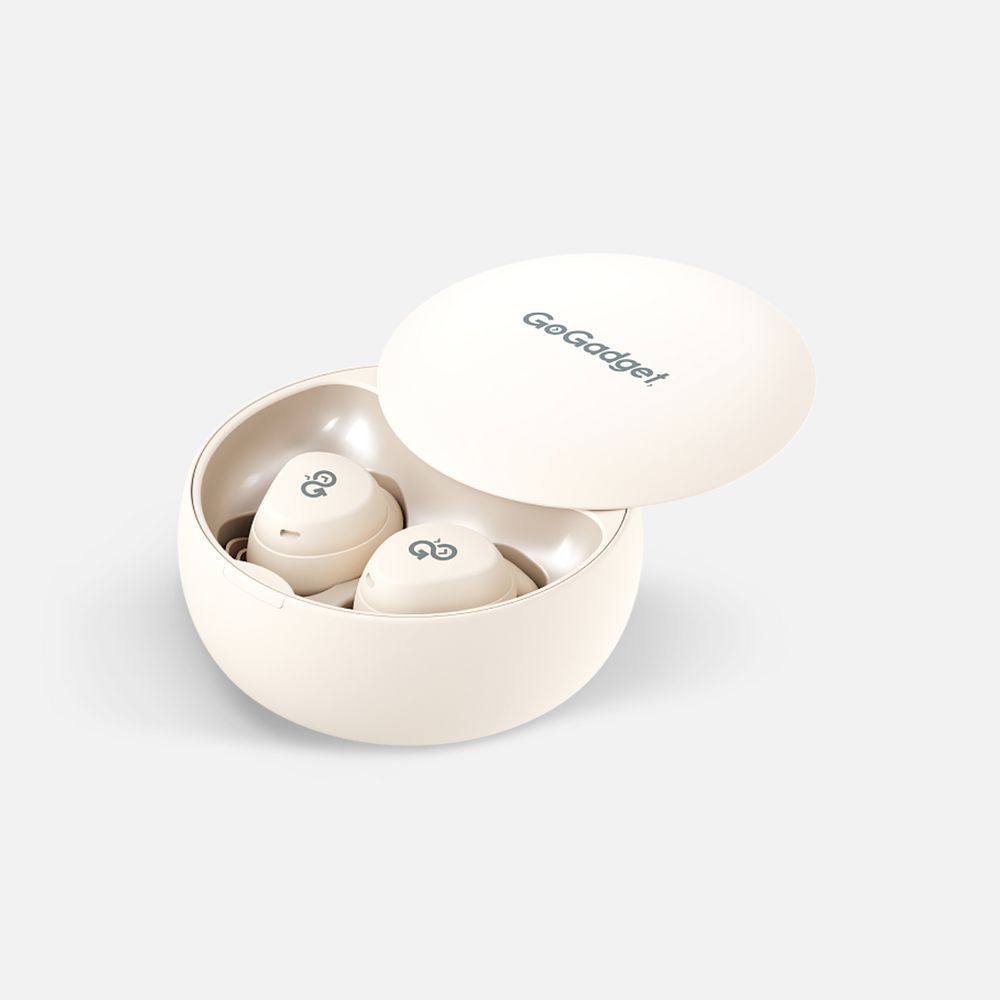 Беспроводные наушники для сна CityBuds S, белые (слоновая кость) — изображение 2