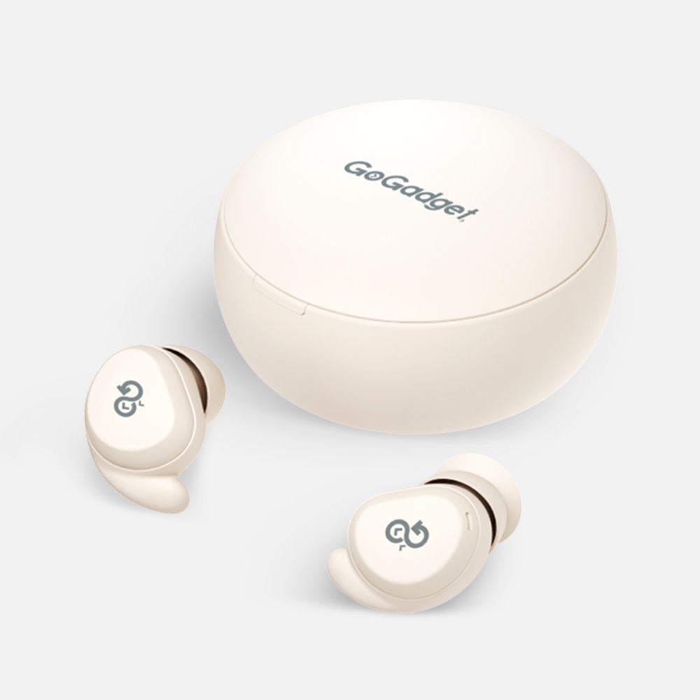 Беспроводные наушники для сна CityBuds S, белые (слоновая кость) — изображение 3