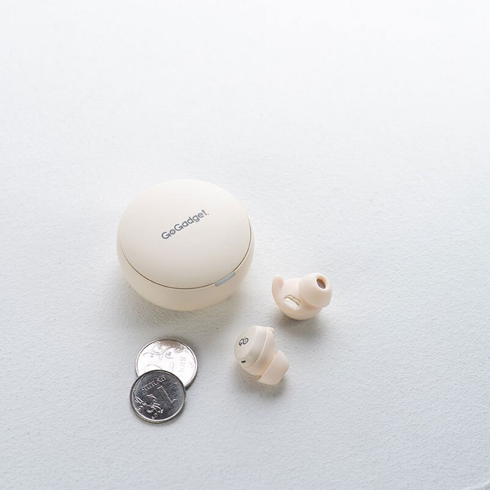 Беспроводные наушники для сна CityBuds S, белые (слоновая кость) — изображение 5