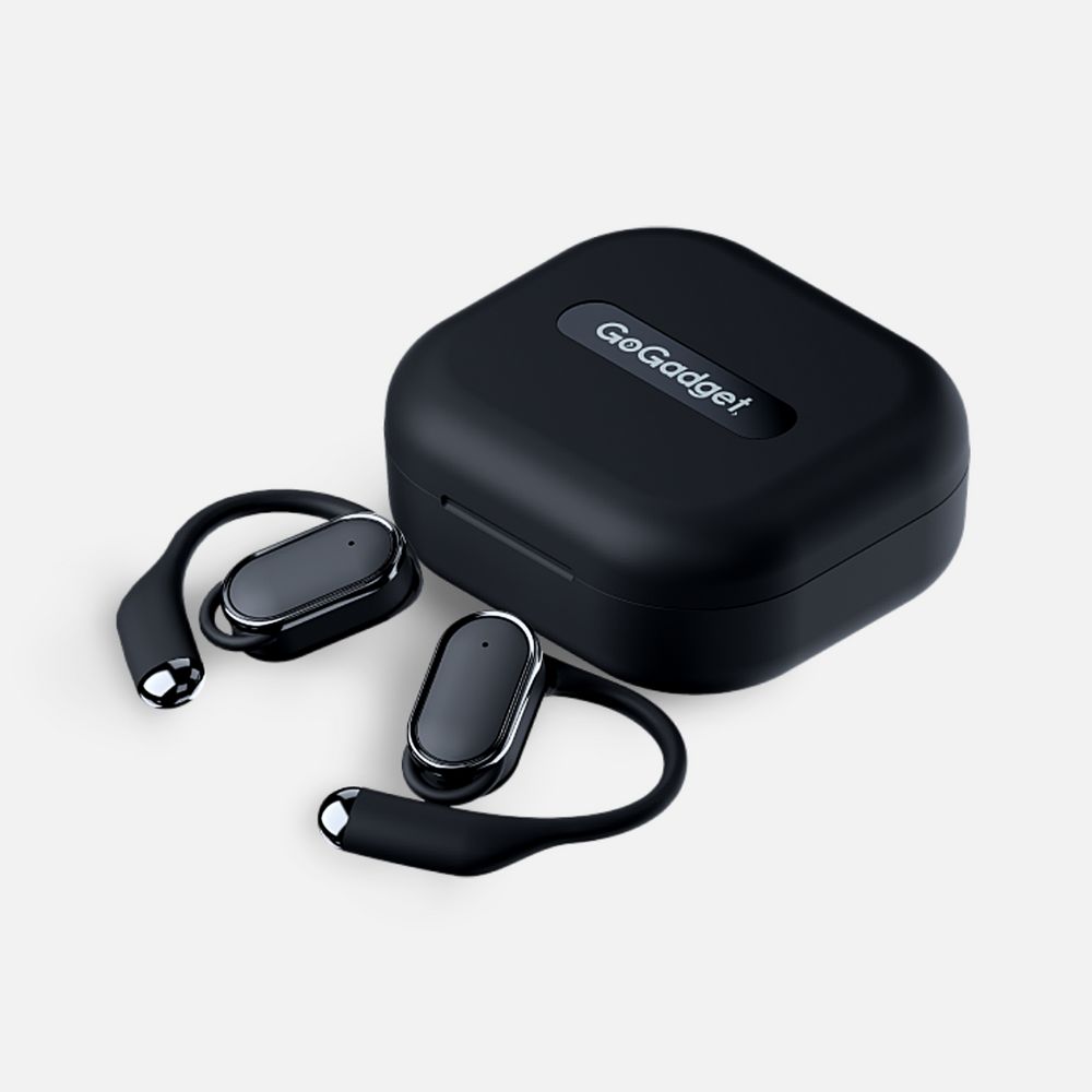 Беспроводные наушники для спорта OpenAir, черные — изображение 2