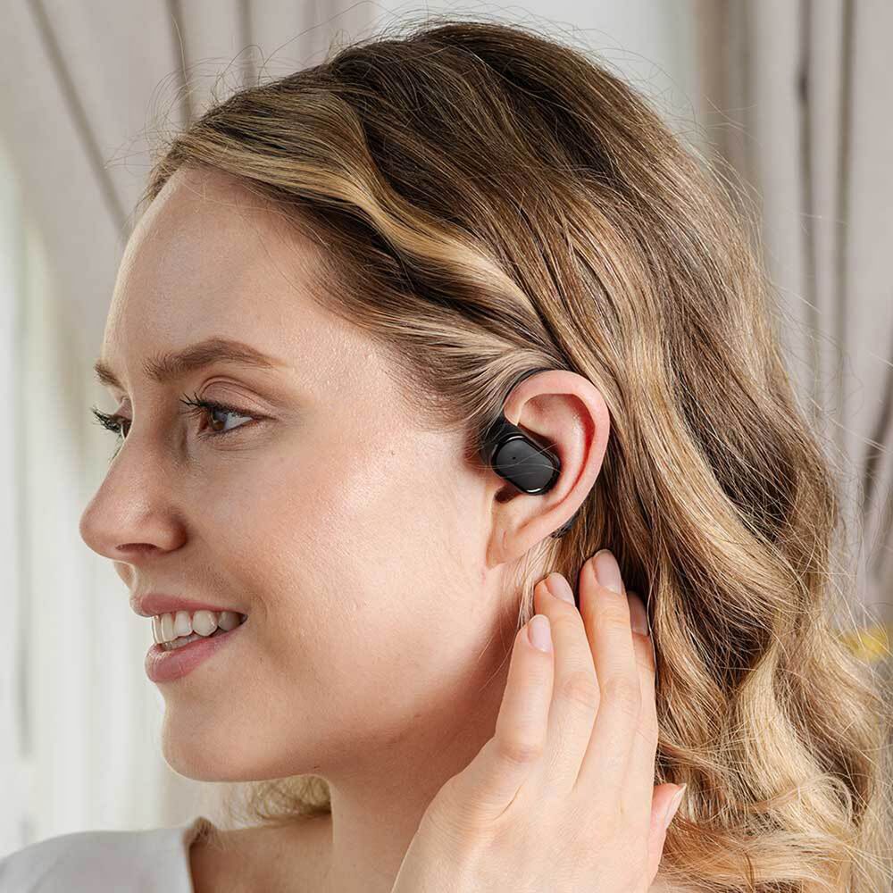 Беспроводные наушники для спорта OpenAir, черные — изображение 7