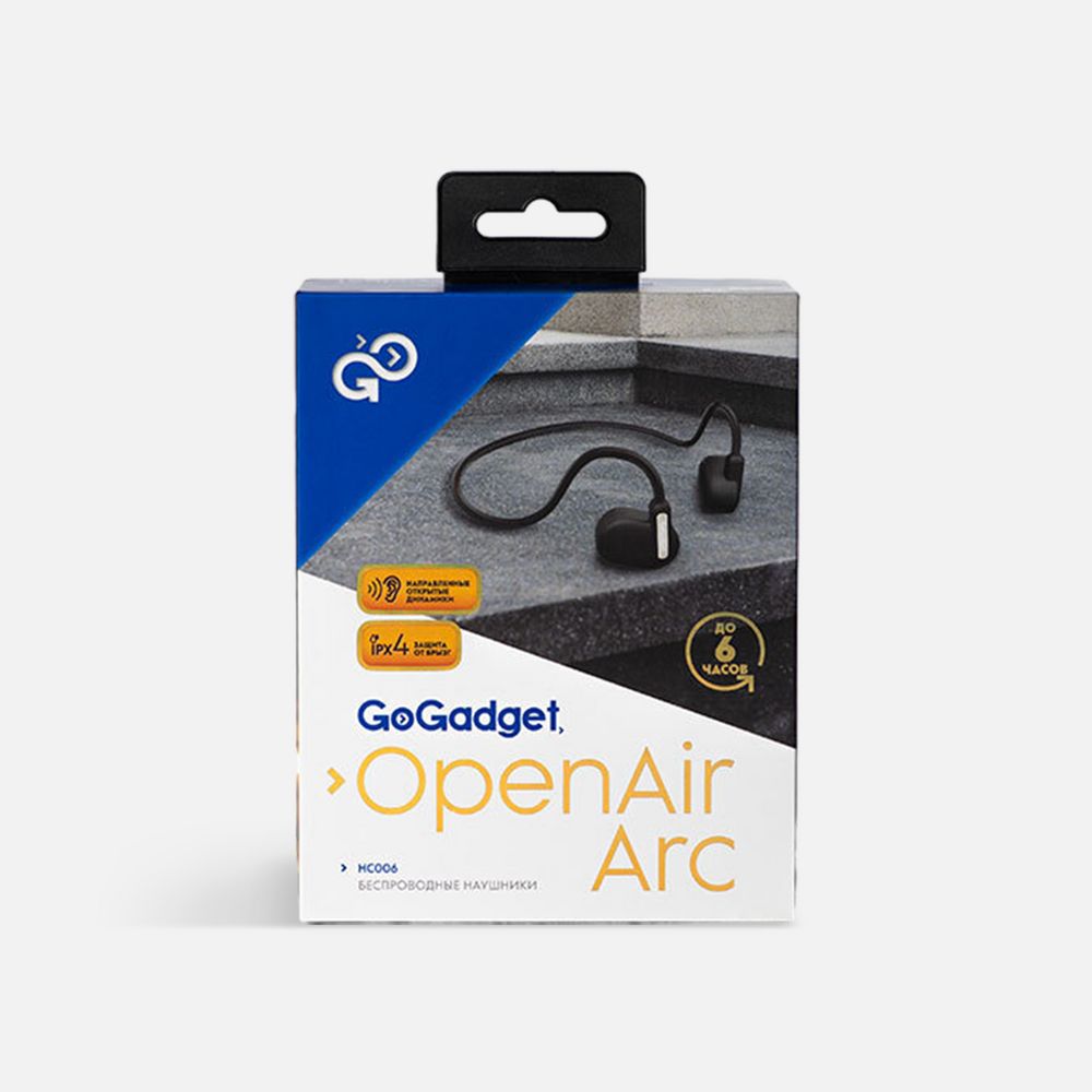 Беспроводные наушники OpenAir Arc, черные — изображение 6