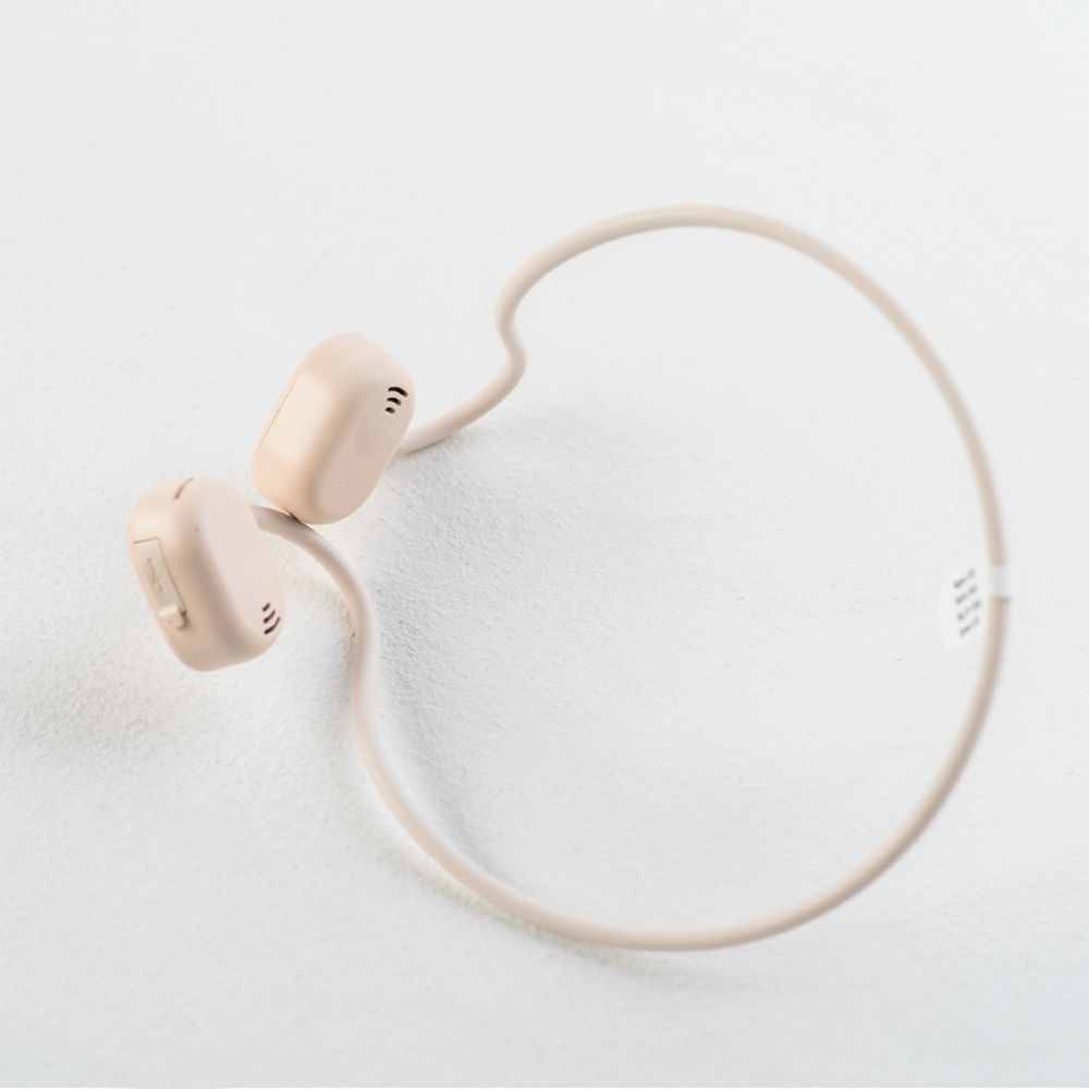 Беспроводные наушники OpenAir Arc, бежевые — изображение 4