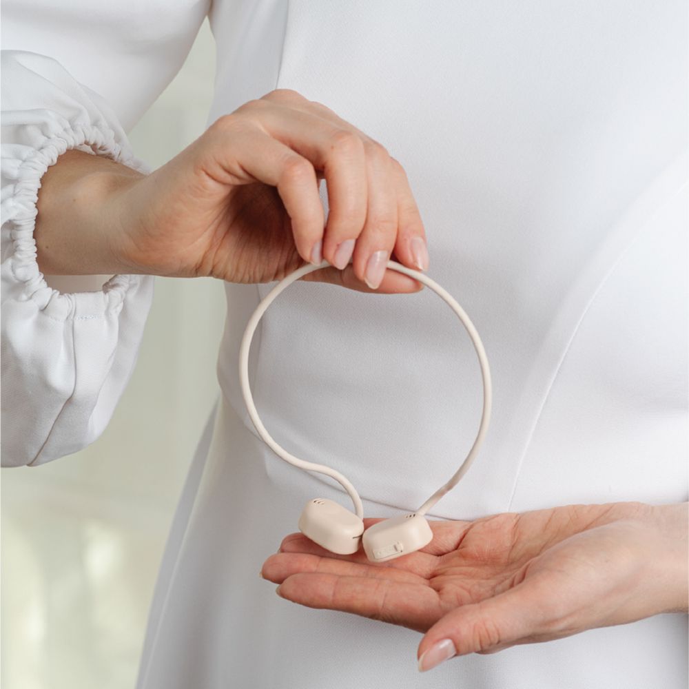 Беспроводные наушники OpenAir Arc, бежевые — изображение 7