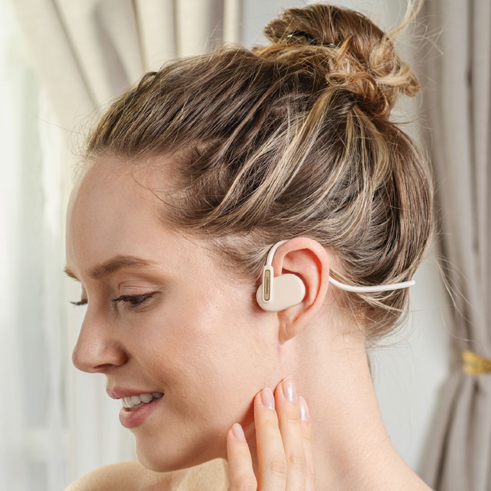 Беспроводные наушники OpenAir Arc, бежевые — изображение 8