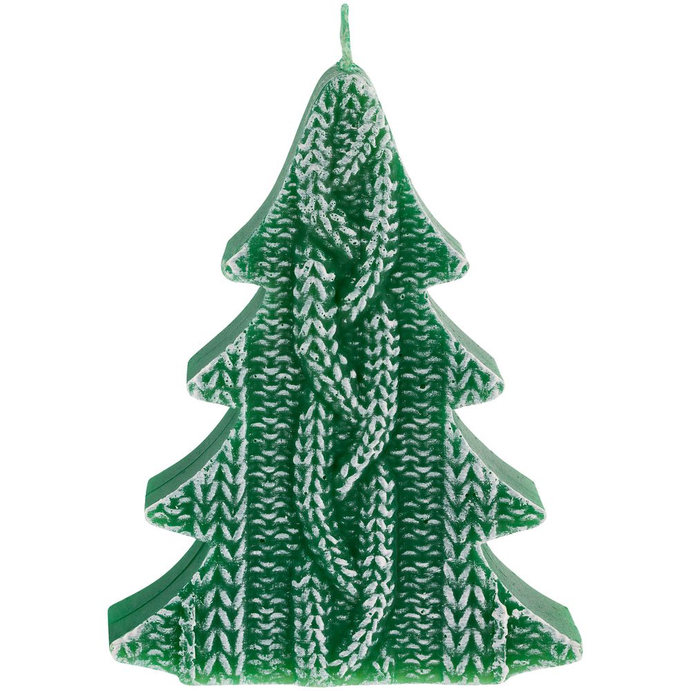 Свеча Kniteam, елка, зеленая — изображение 2
