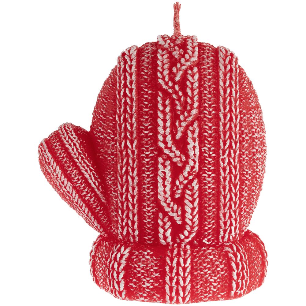 Свеча Kniteam, варежка, красная — изображение 2
