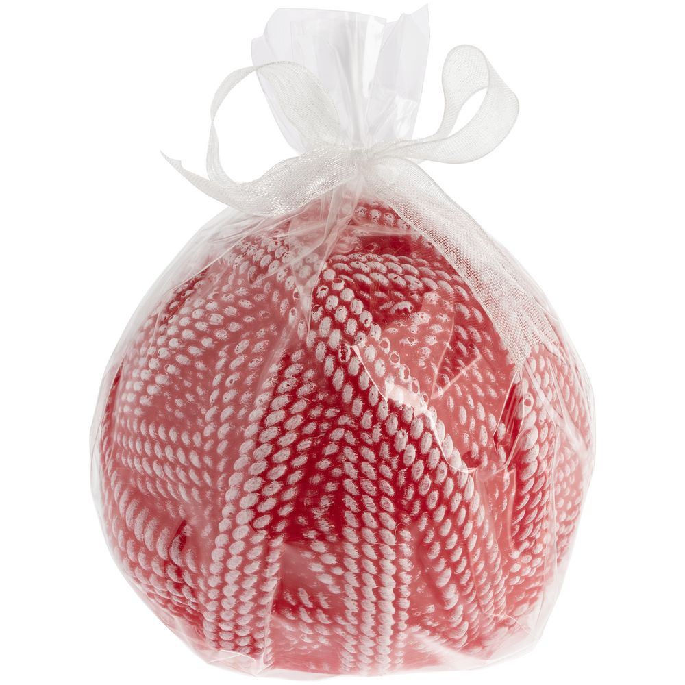 Свеча Kniteam, клубок, красный — изображение 3