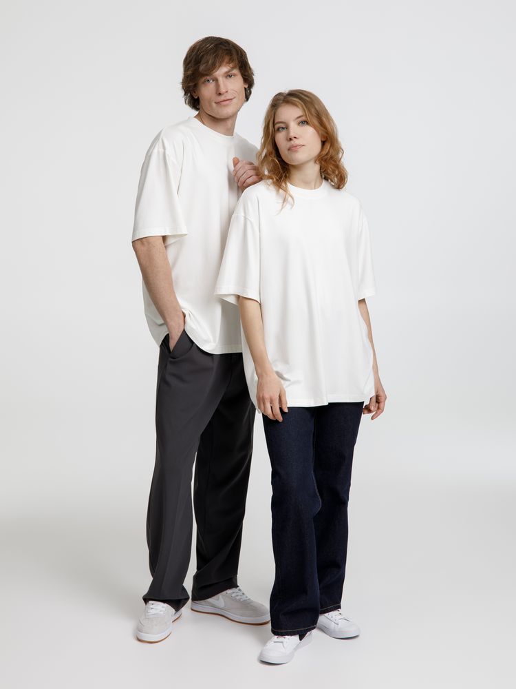 Футболка оверсайз унисекс Lavinia, черная — изображение 10