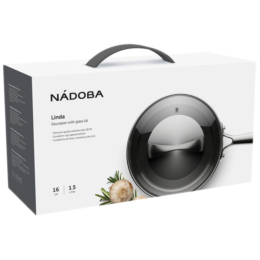 Ковш со стеклянной крышкой Linda — изображение 4