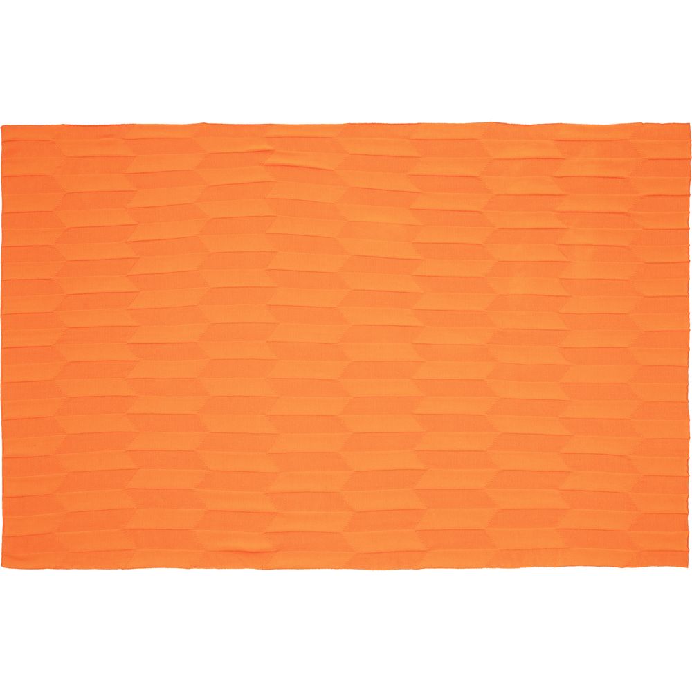 Плед Rombus, оранжевый (апельсин) — изображение 6