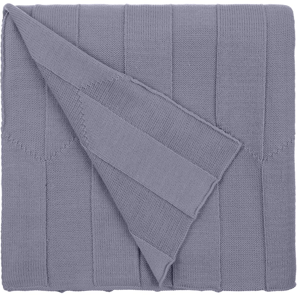 Плед Rombus, серый (стальной) — изображение 4