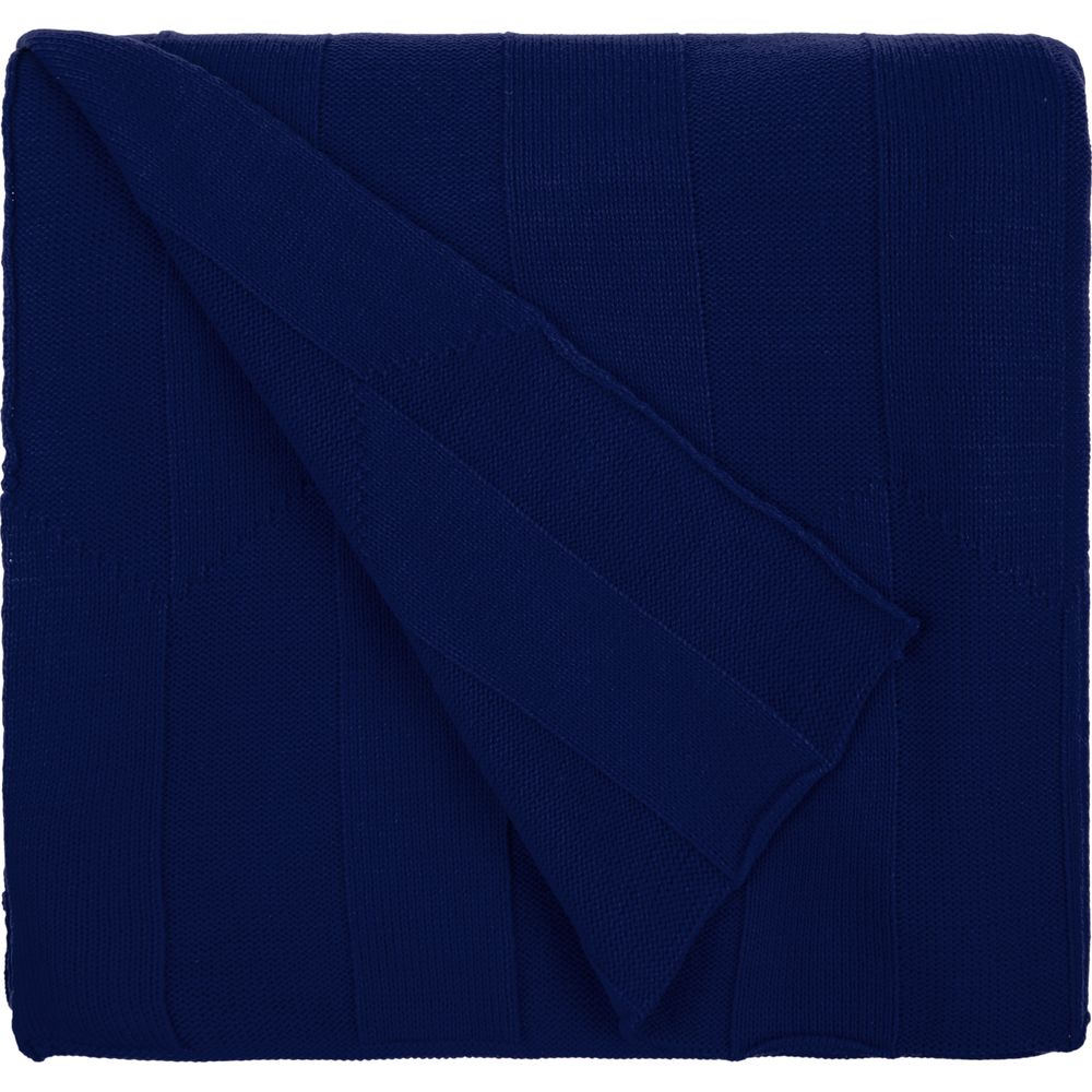 Плед Rombus, темно-синий (сапфир) — изображение 4