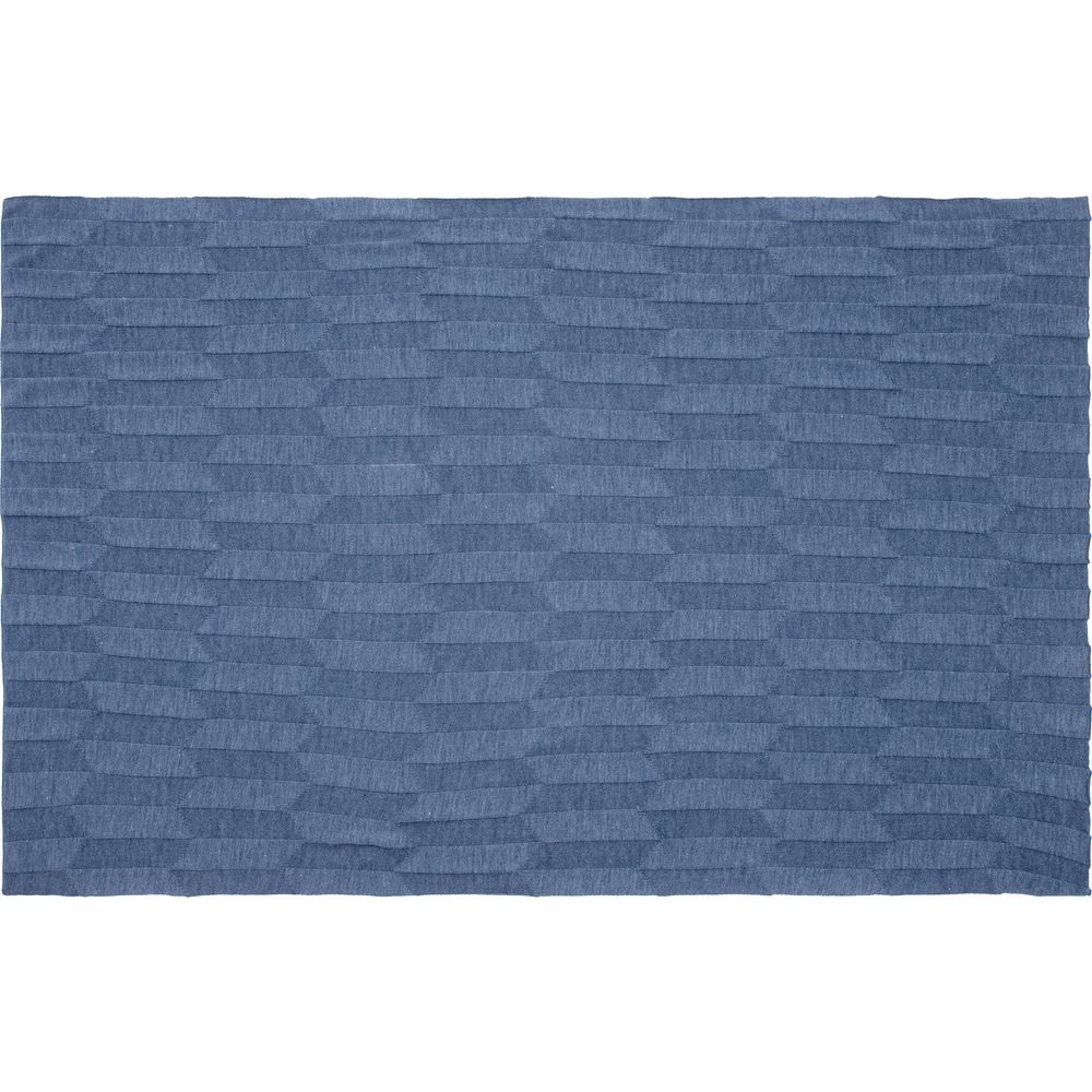 Плед Rombus, синий меланж (джинс) — изображение 6