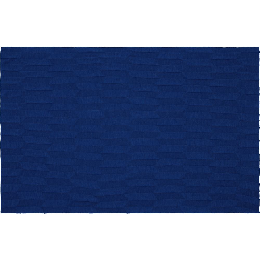 Плед Rombus, темно-синий (кобальт) — изображение 6