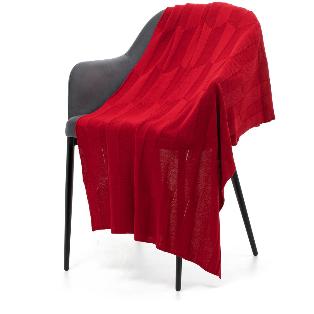 Плед Rombus, красный — изображение 2