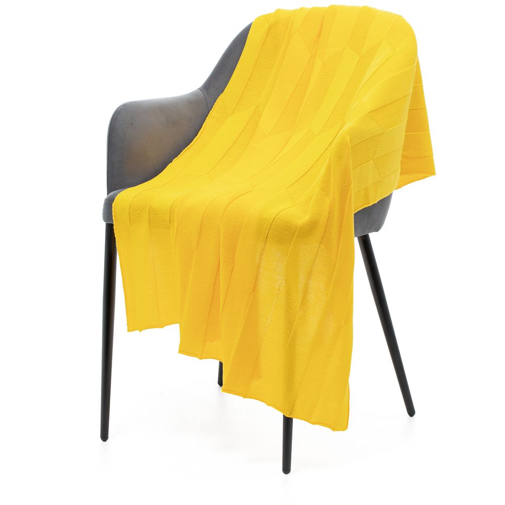 Плед Rombus, желтый — изображение 2