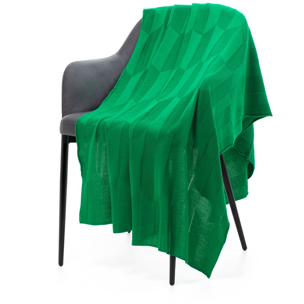 Плед Rombus, зеленый — изображение 2