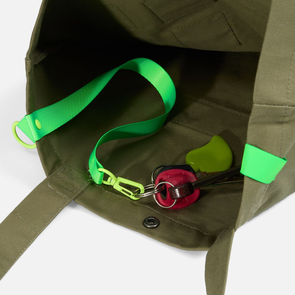 Стропа текстильная Fune 20 S, зеленый неон, 40 см — изображение 6