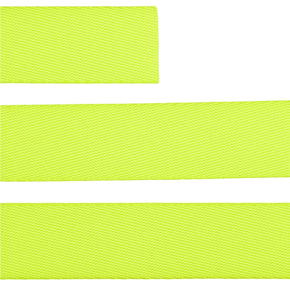 Стропа текстильная Fune 25 M, желтый неон, 100 см — изображение 3