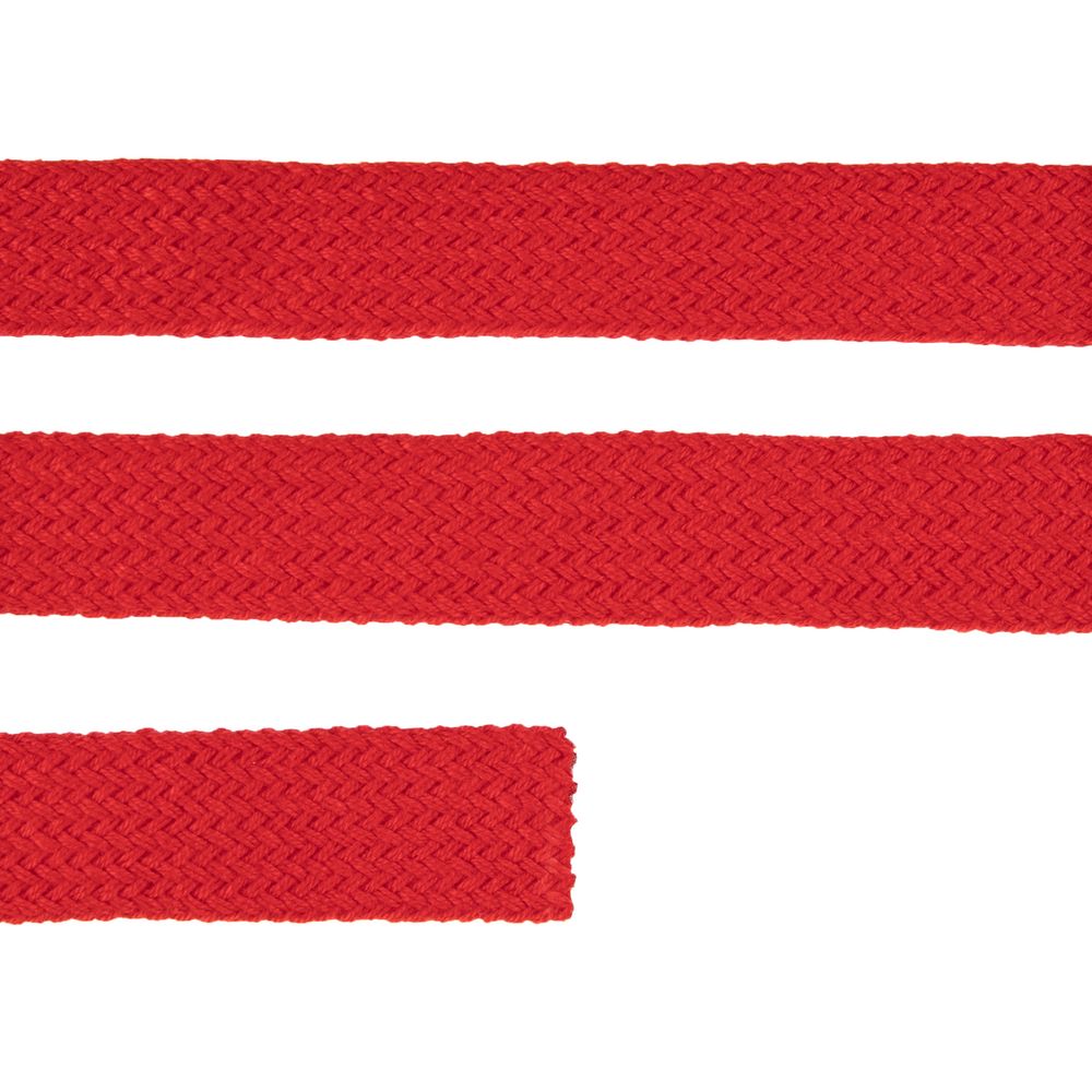 Плоский шнур Cord M, красный, 90 см — изображение 3