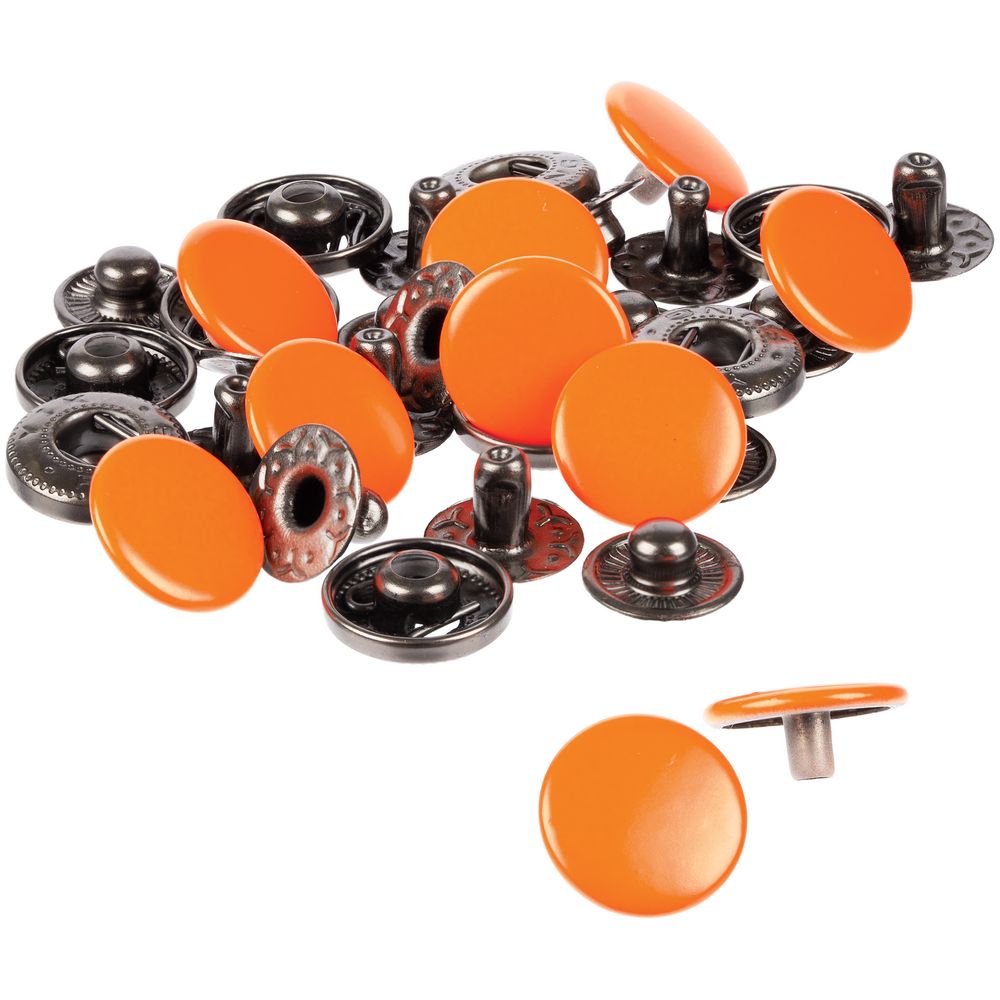 Кнопка Clavis, M, оранжевый неон — изображение 5