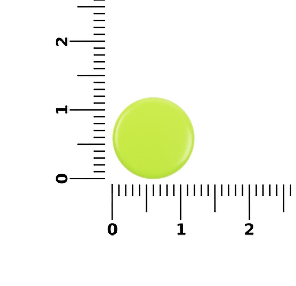 Кнопка Clavis, M, желтый неон — изображение 3