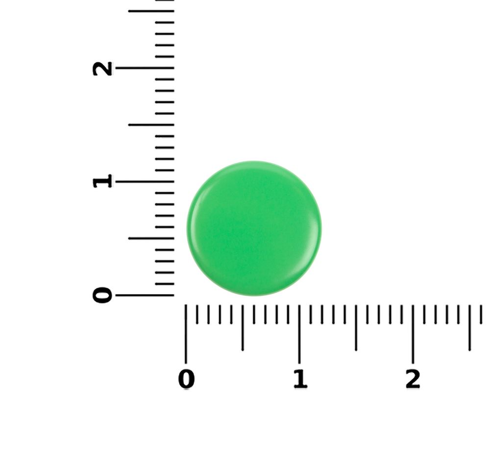 Кнопка Clavis, M, зеленый неон — изображение 3