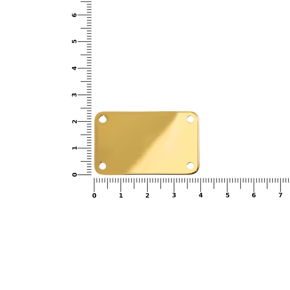 Шильдик металлический Furo, золотистый глянцевый — изображение 4