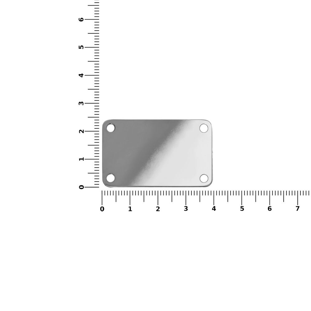 Шильдик металлический Furo, серебристый глянцевый — изображение 4