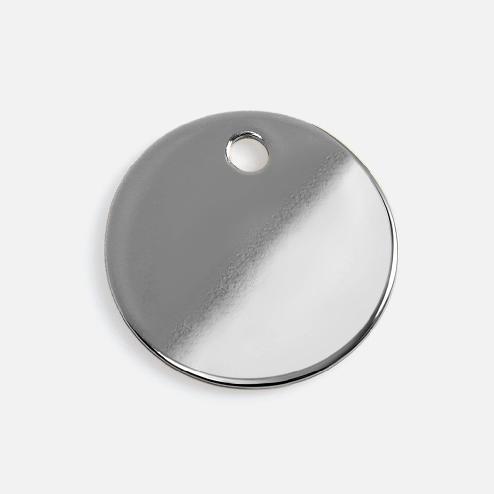 Шильдик металлический Alfa Sirkel, серебристый глянцевый — изображение 2