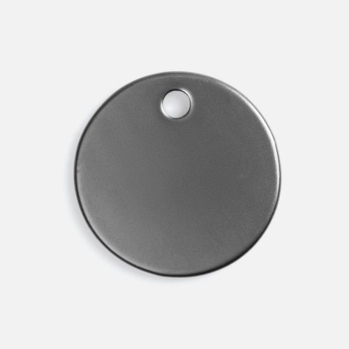 Шильдик металлический Alfa Sirkel, серый металлик
