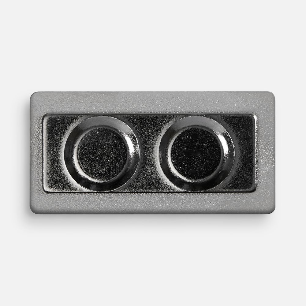 Значок Magnet Matto, серебристый — изображение 3