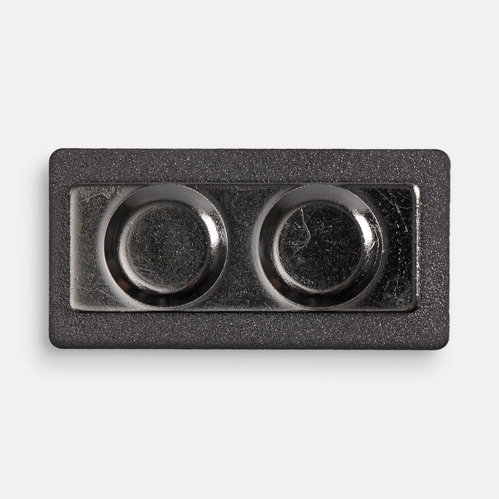 Значок Magnet Matto, серый металлик — изображение 4