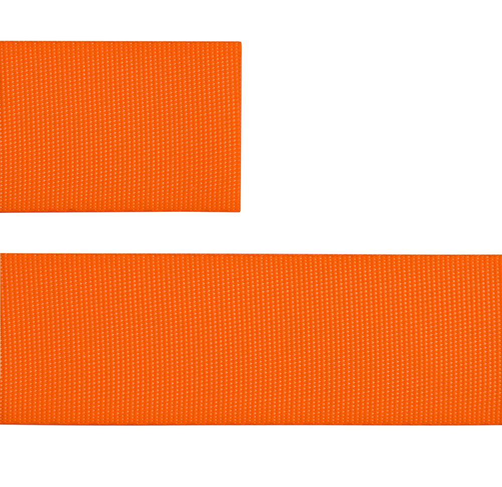 Стропа текстильная Fune 35 S, оранжевый неон, 10 см — изображение 3