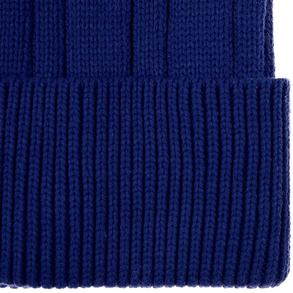 Шапка Knit Beat, темно-синяя — изображение 4