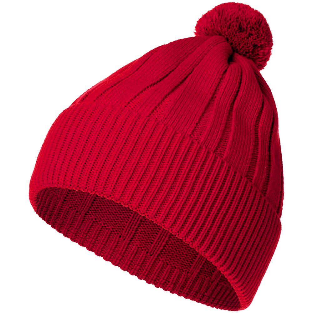 Шапка Knit Beat, красная — изображение 2