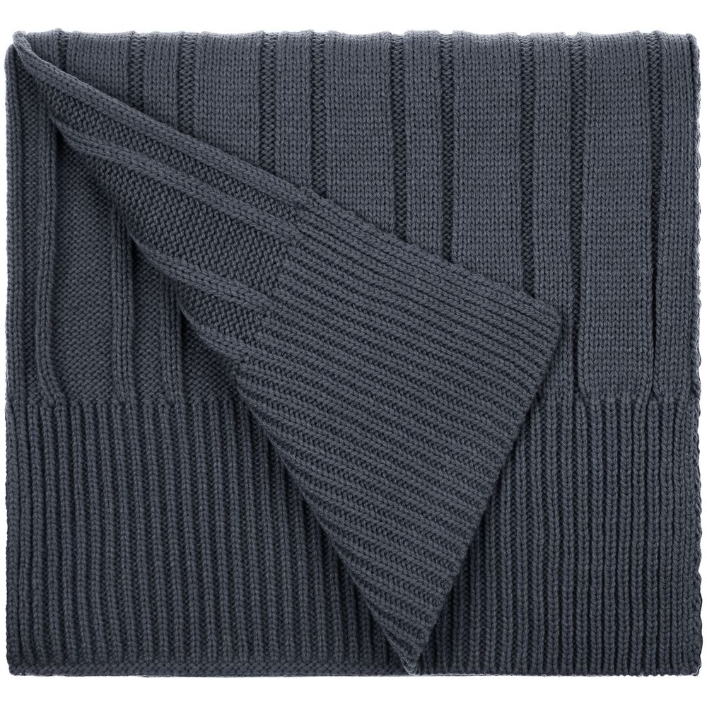 Шарф Knit Beat, серый (графит) — изображение 2