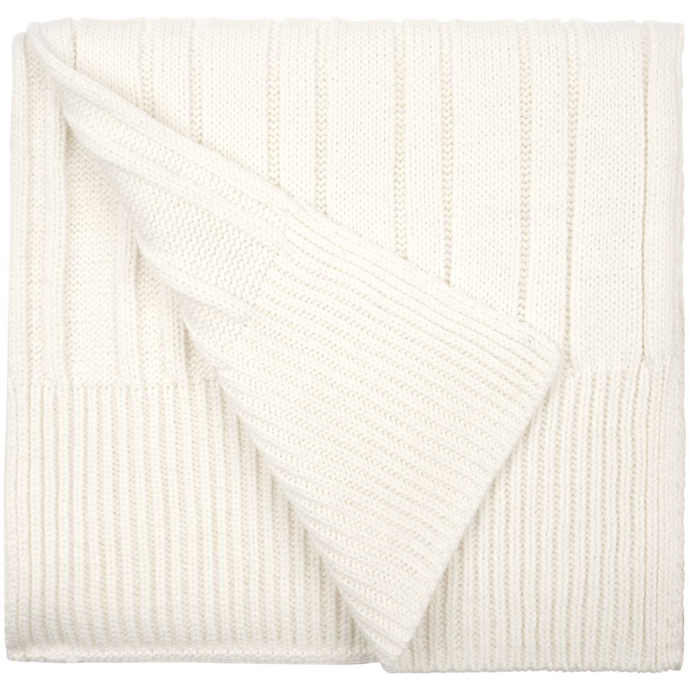 Шарф Knit Beat, белый (молочный) — изображение 2