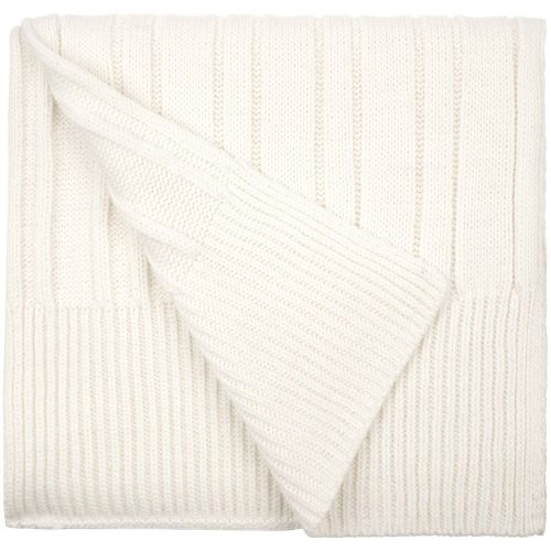 Шарф Knit Beat, белый (молочный)