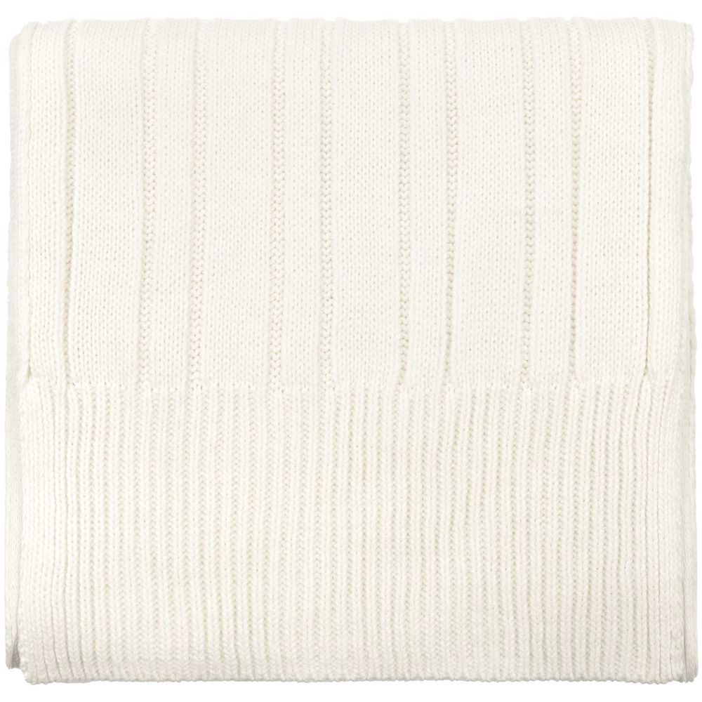 Шарф Knit Beat, белый (молочный) — изображение 3