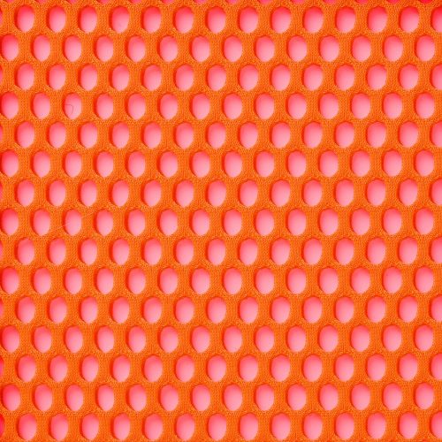 Заготовка из крупной сетки Rete, L, оранжевый неон