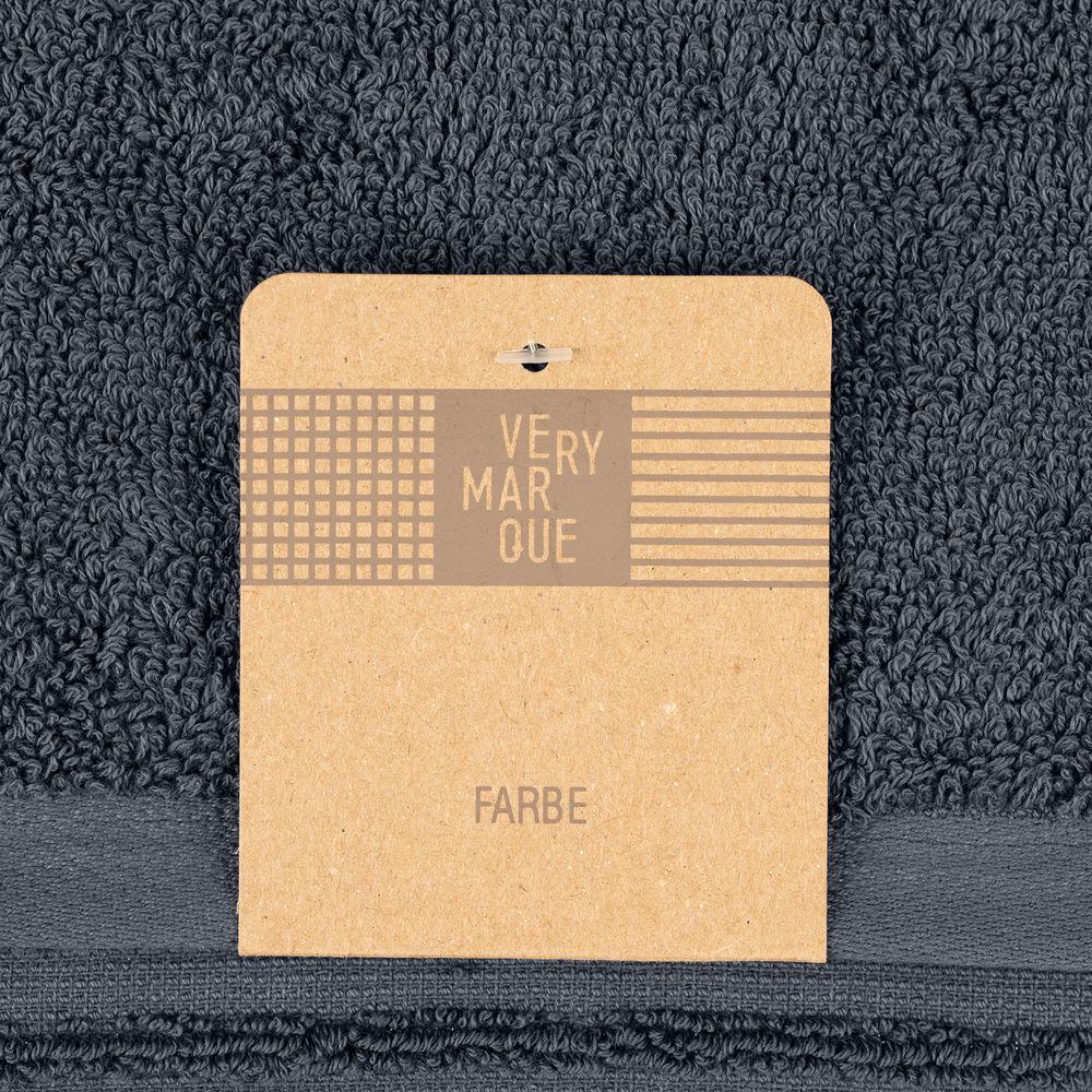 Полотенце Farbe, среднее, темно-серое — изображение 6