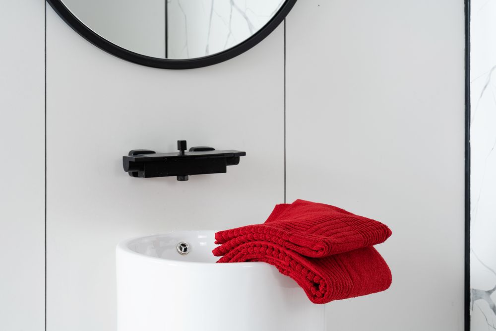 Полотенце Farbe, большое, белое — изображение 10