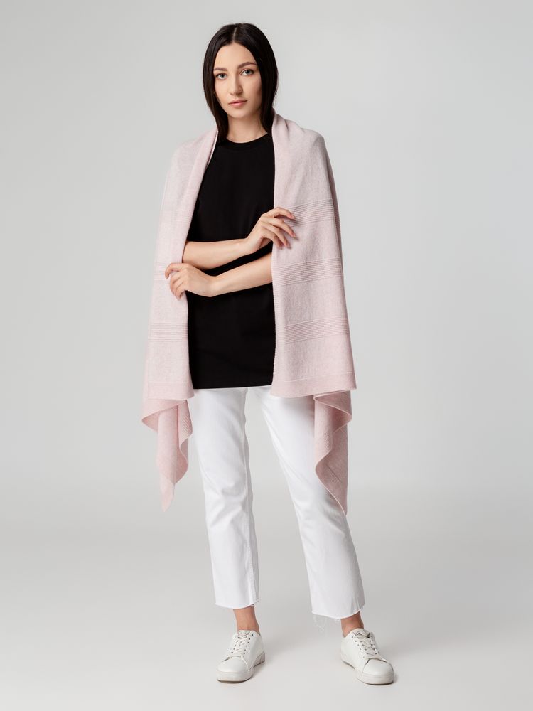 Плед-Палантин Territ, светло-розовый — изображение 11